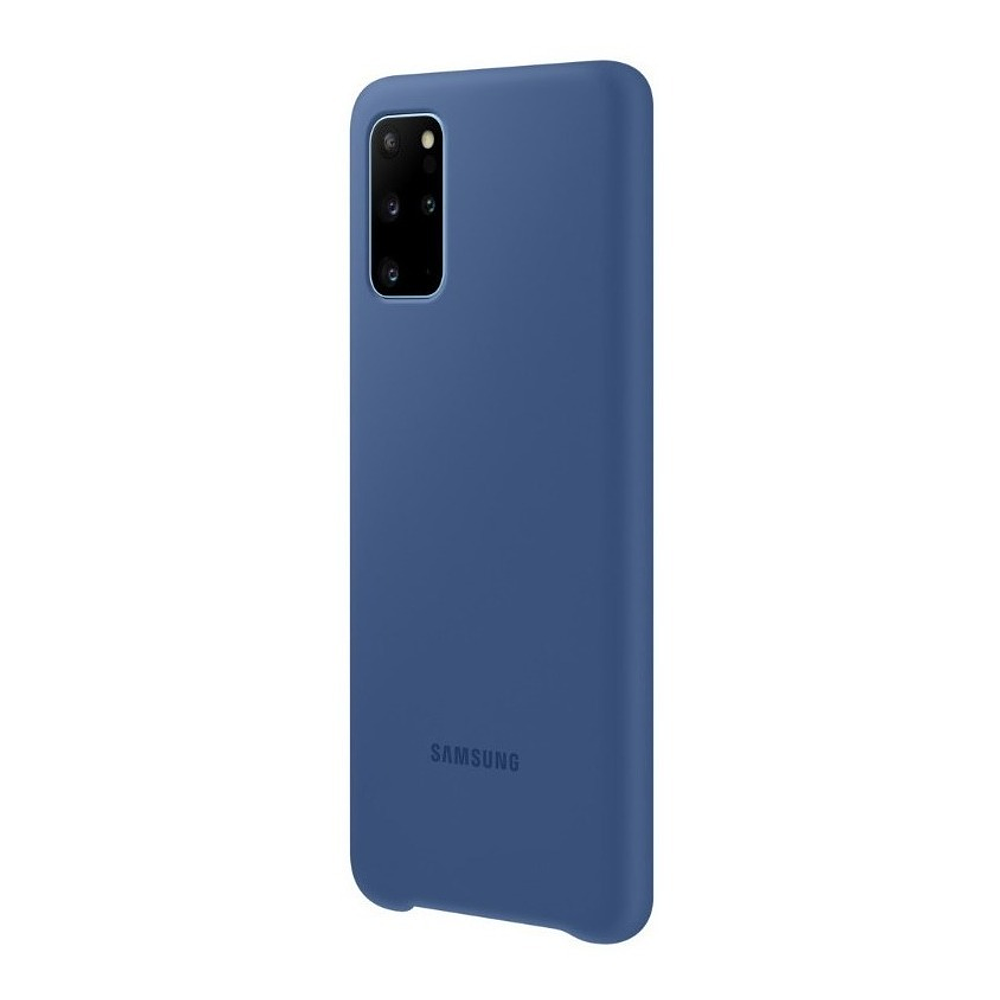 Samsung Silicone Cover  Para Galaxy S20 Plus Azul Case 3