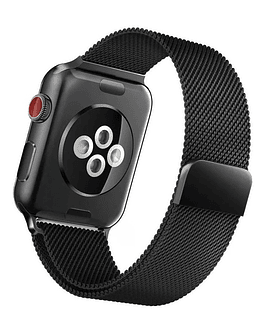 Correa Acero X-doria Compatible Con Apple Watch Serie 4 5 6 Se 1/2 44mm Negro