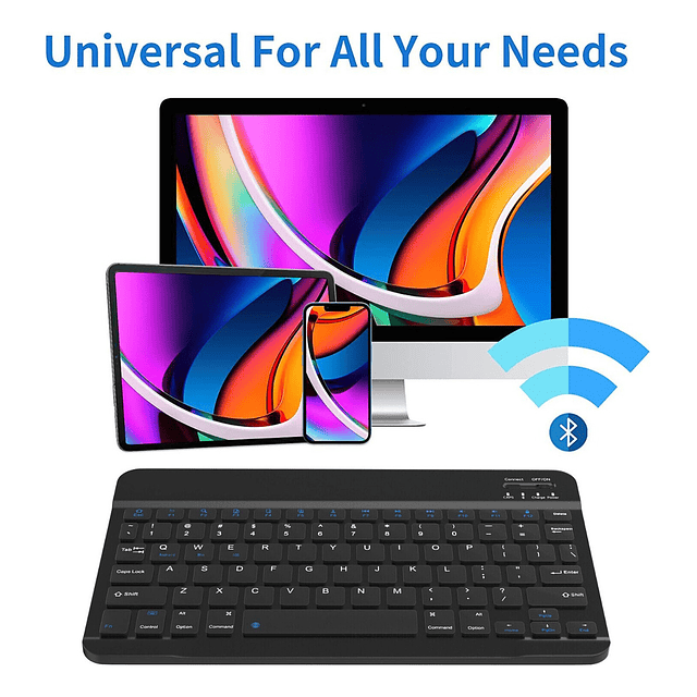 Teclado Portátil Bluetooth Para iPhone X/ Xr/ Xs/ Max