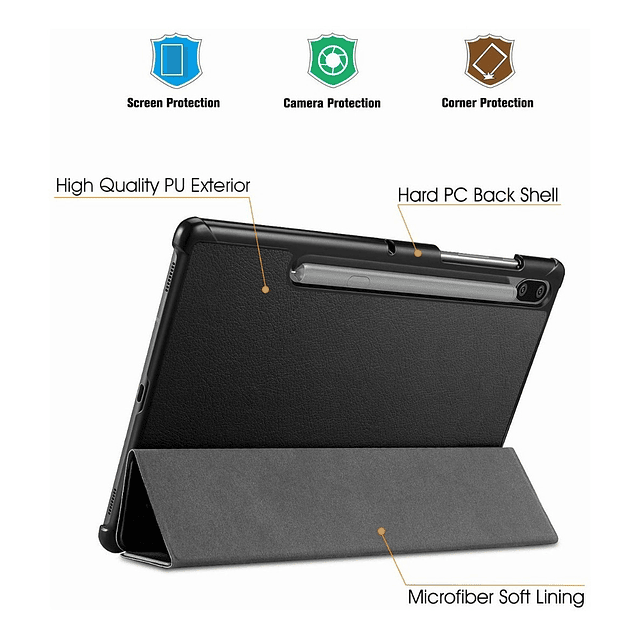 Case Funda Flip Cover Fintie Para Galaxy Tab S6 2019 T860 T865