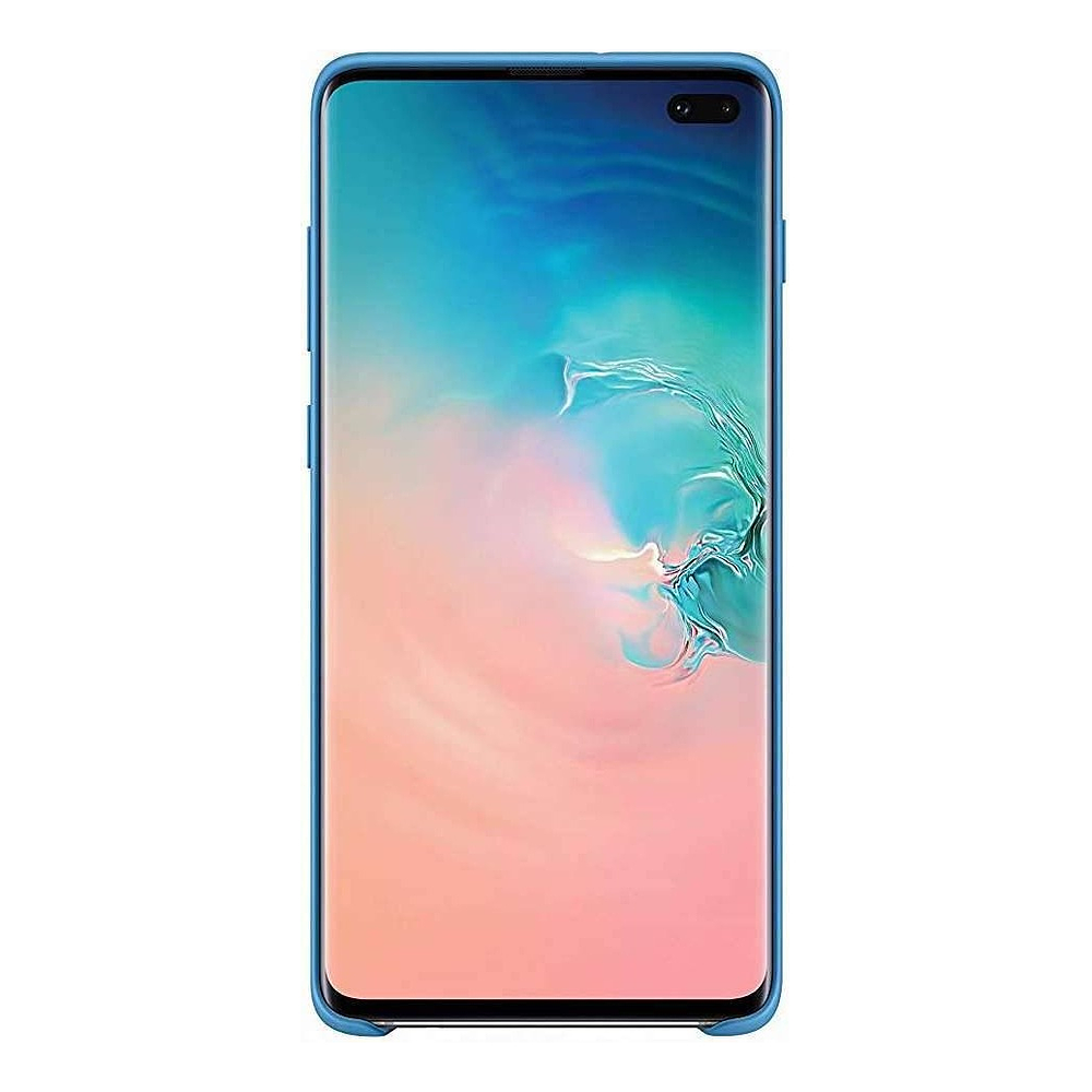 Case Samsung Silicone Cover Para Galaxy S10 Plus Azul 2019  3