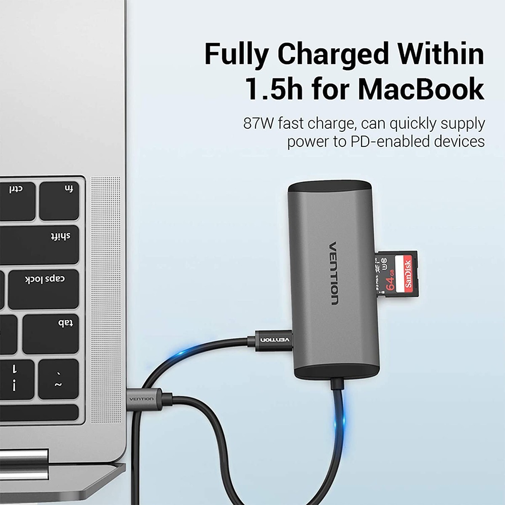 Hub Adaptador 9en1 Usb C Hdmi Audio Para iPad Pro 11 12.9 2