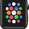 Correa Acero Platinum Compatible Con Apple Watch 38mm Negro