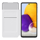 Case Samsung S-view Flip Wallet Cover Para Galaxy A72 Blanco 4