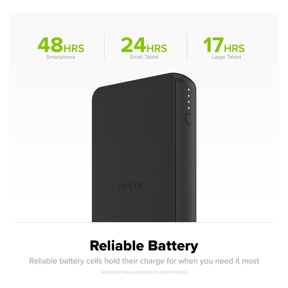 Bateria Portable Mophie 10000mah Con Carga Inalámbrica 4