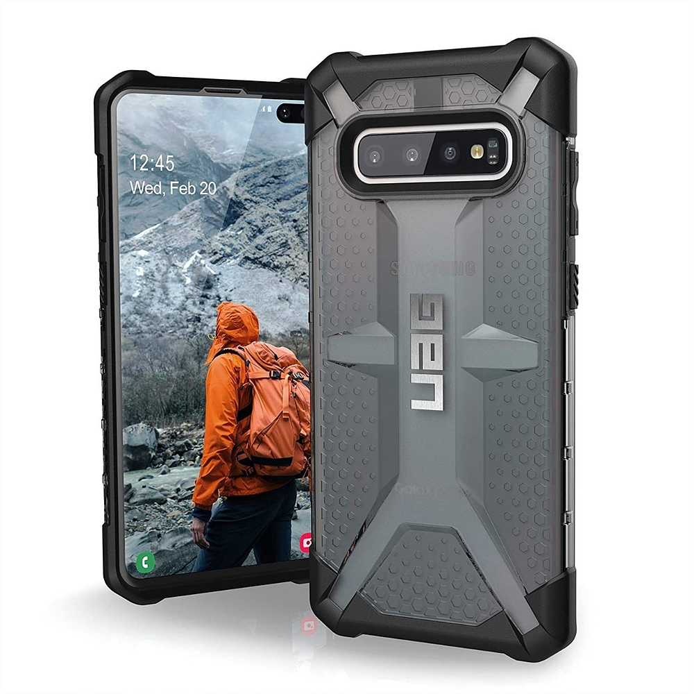 Case Funda Uag Plasma Ash Mil-std Para Galaxy S10 Plus 2019 1