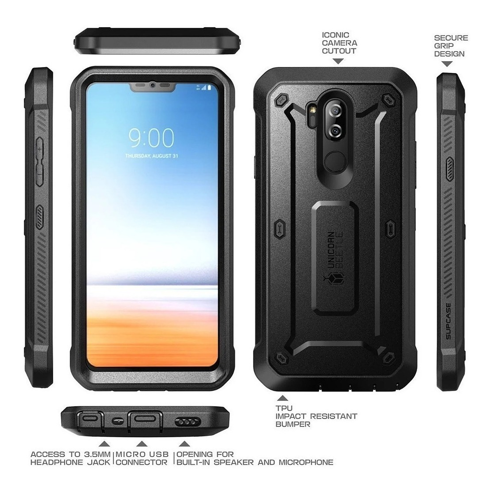 Case Supcase Ub Pro Para LG G7 Thinq (2018) Protector 360° 6