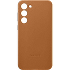 Case Samsung Leather Cover Case Para Galaxy S23 Plus  Camel 3