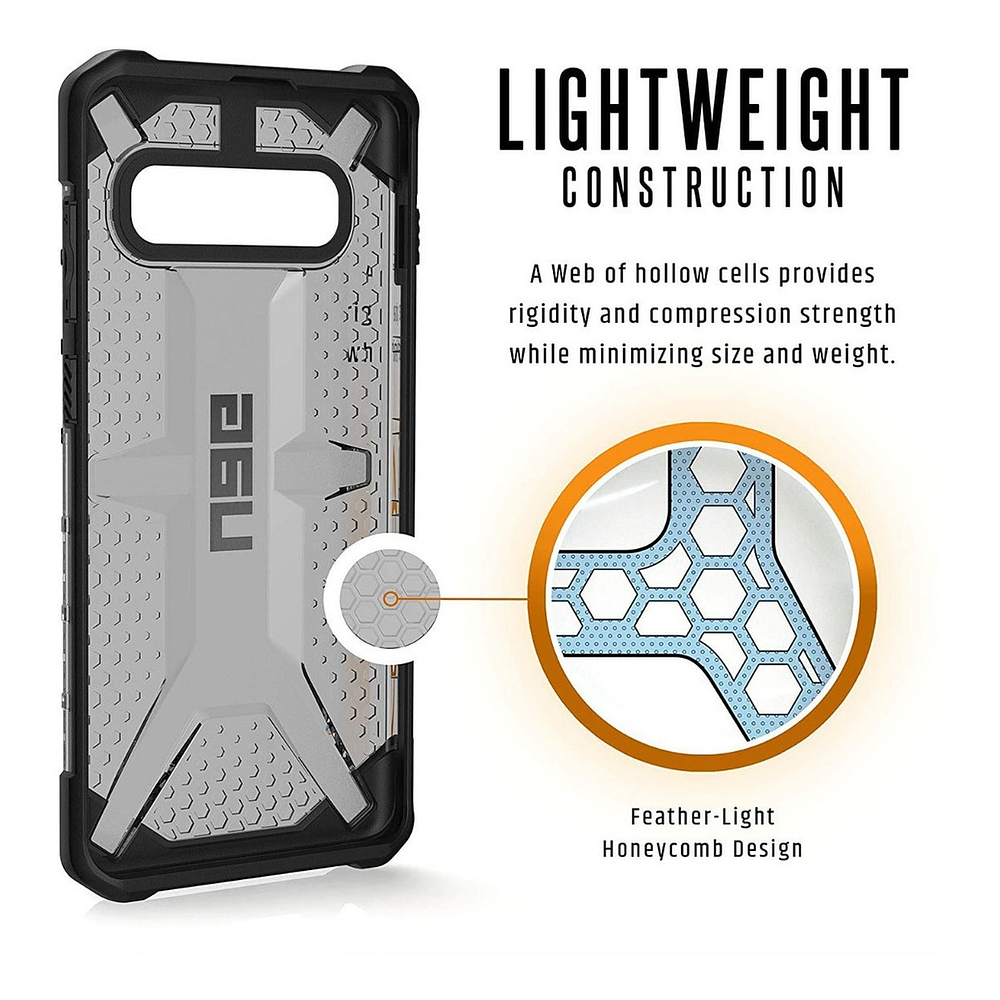 Case Funda Uag Plasma Ash Mil-std Para Galaxy S10 Plus 2019 4