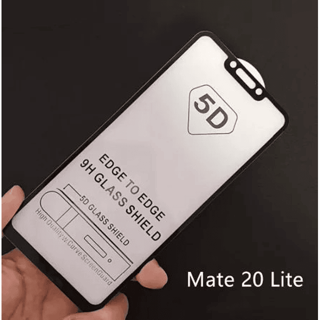 Mica De Vidrio Templado Full Glue Para Huawei Mate 20 Y Lite