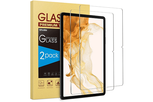 Mica De Vidrio Sparin 2pck Para Galaxy Tab S8 Plus 12.4 X800