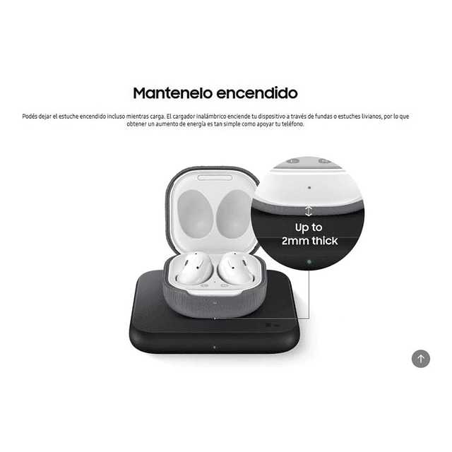 Cargador Inalambrico Samsung Para Note 10 9 8 S10 S9 S8