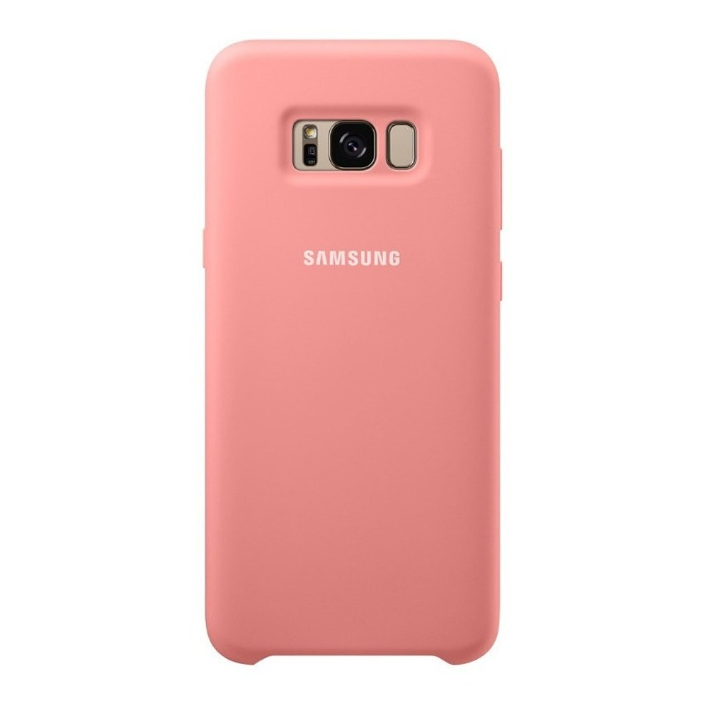 Case Samsung Silicone Cover Para Galaxy S8 Normal Rose 1