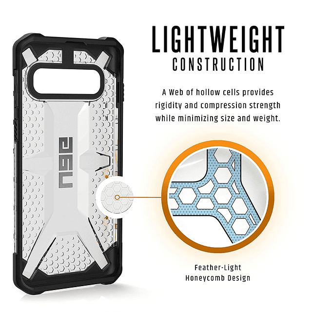 Case Uag Plasma Ice Para Galaxy S10 Normal Original