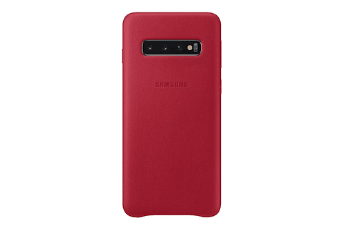 Case Samsung Leather Cover Para Galaxy S10 Normal Rojo