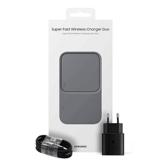 Cargador Inalámbrico Samsung Duo 15w Para Z Flip3 Flip 3