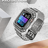 Case Y Correa Supcase Compatible Con Apple Watch 45mm Serie 7 8 9 Frost