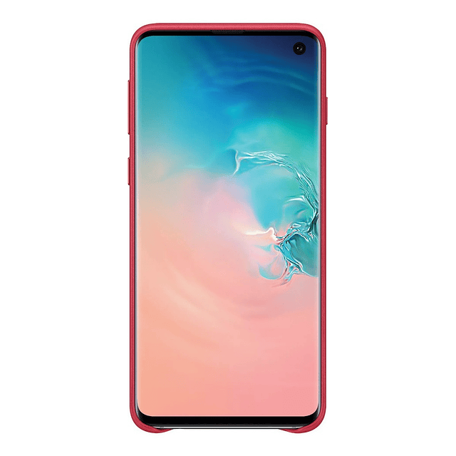 Case Samsung Leather Cover Para Galaxy S10 Normal Rojo