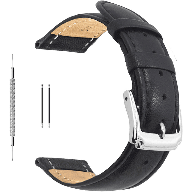 Berfine Correa Cuero Genuino Para Galaxy Watch4 Classic 46mm