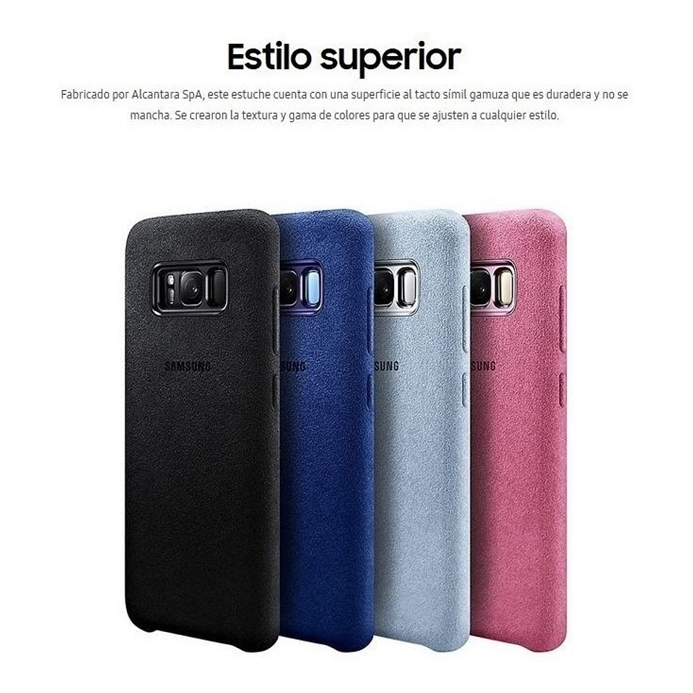 Case Samsung Alcantara Cover Para Galaxy S8 Plus Original 2