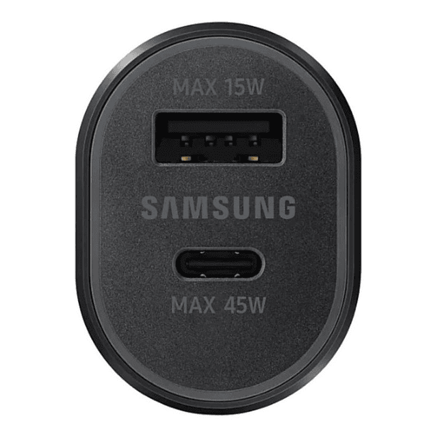 Cargador de Auto Samsung 45watts Dual para Galaxy Note 20 Ultra (con cable USB-C) 45W De Carro