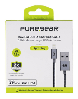 Cable Puregear Lightning Para iPad 6ta Gen A1893 A1954 1m