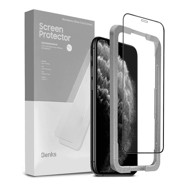 Mica Protector Corning® Glass Benks Para iPhone XS Max 6.5