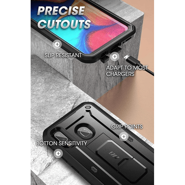 Case Supcase Ub Pro Para Galaxy A20 A30 2019 Protector 360°