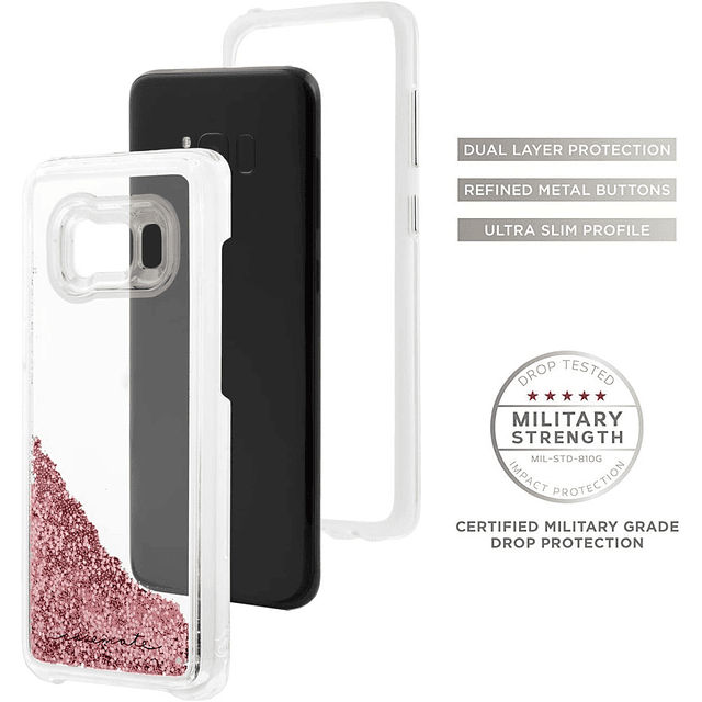 Funda Case Mate Naked Tough Waterfall Para Galaxy S8 Normal