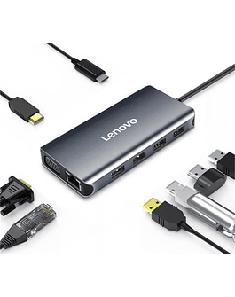 Hub Adaptador Lenovo 8en1 Usb C Hdmi @ Thinkpad X1 Carbon