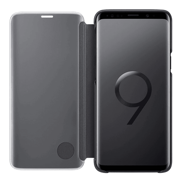 Samsung S-view Flip Cover Case Para Galaxy S9 Normal Negro