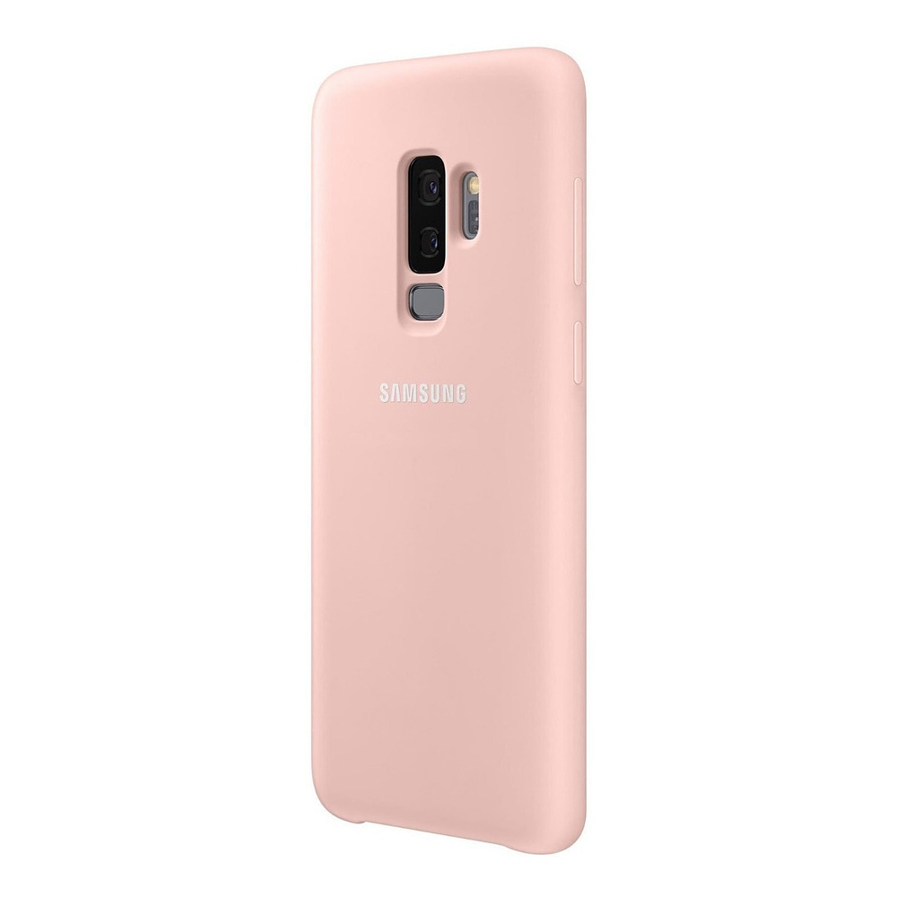 Case Samsung Silicone Cover Para Galaxy S9 Plus Rosado G965 3