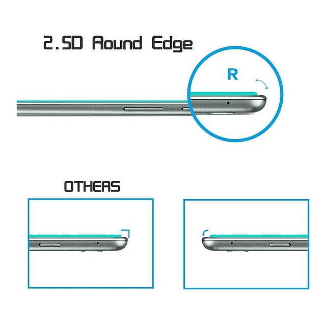 Mica De Vidrio Templado 9h Para Galaxy Tab A 8.0 P350 T350