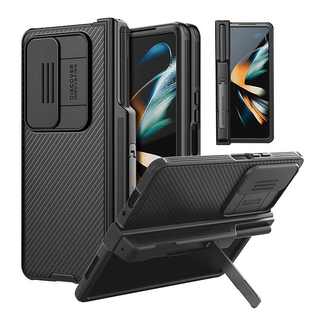 Case Funda Para Galaxy Z Fold 4 Fold4 Con Apoyo Y Pen Holder