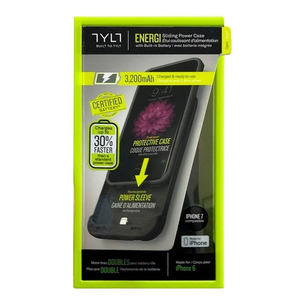 Tylt Power Case Con Bateria 3400mah Para iPhone 6 6s 7 8 8