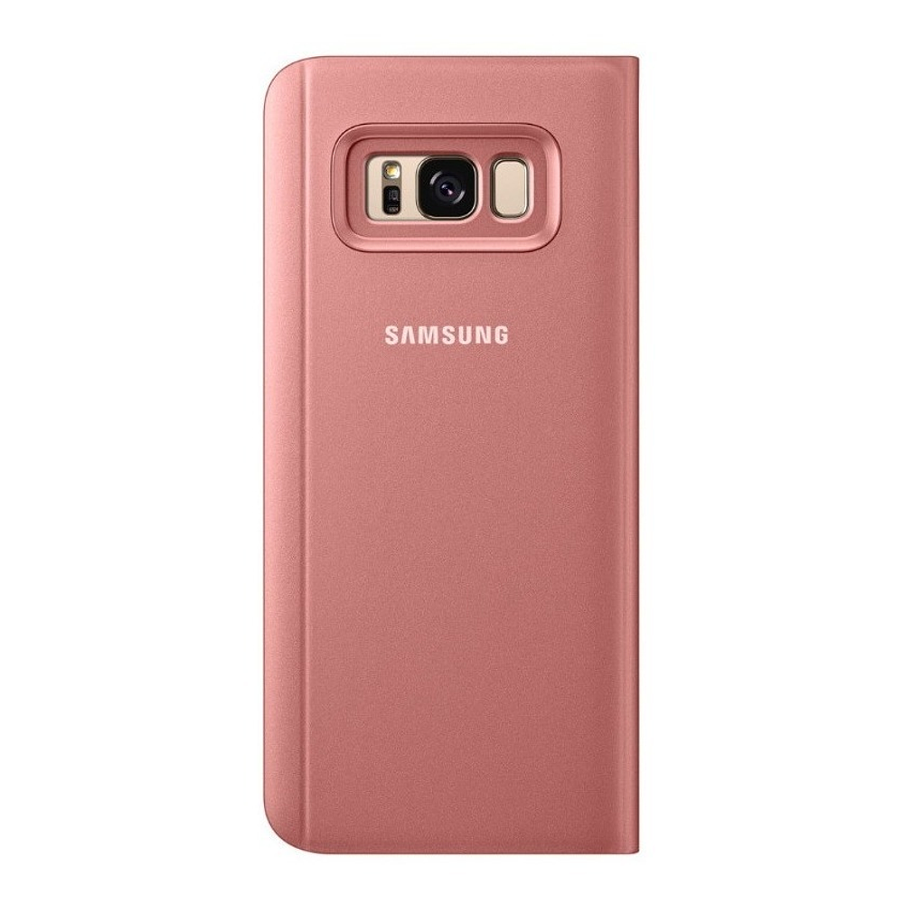 Case Samsung S-view Flip Cover Para Galaxy S8 Normal Rose 3