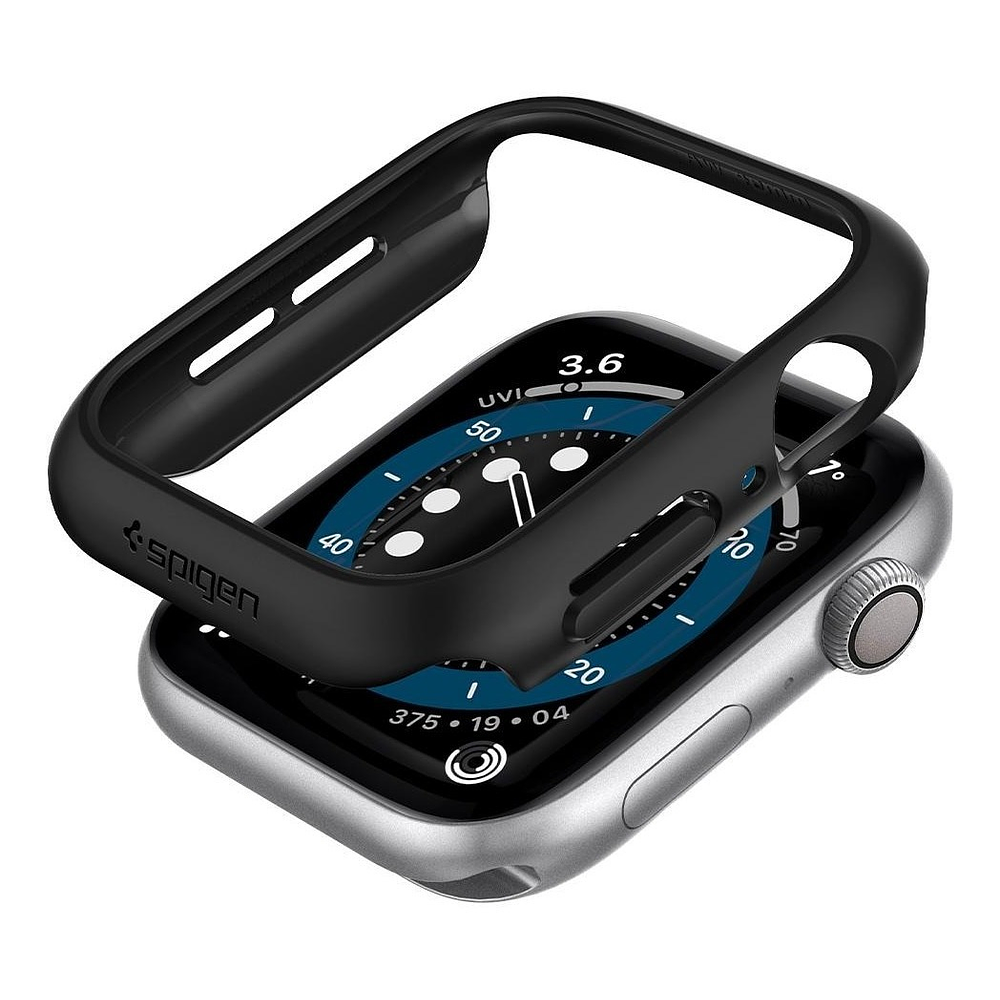 Case Spigen Thin Fit Compatible Con Apple Watch 40mm Negro 1