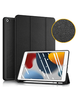 Funda De Cuero Vegano Fintie Case Para iPad 10.2 8gen A2270 A2429 Con Pen Holder Negro