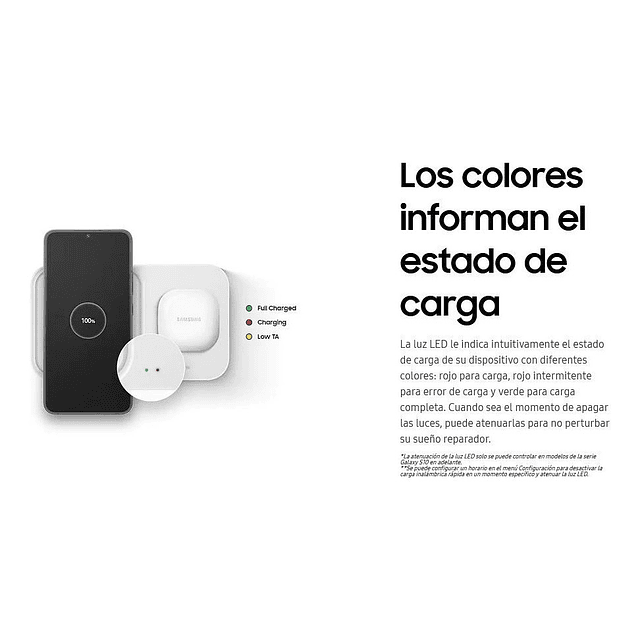 Cargador Inalámbrico Samsung 15w Para Galaxy S21 Plus Ultra