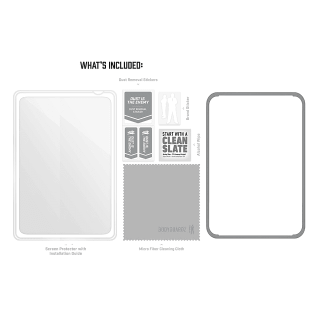 Mica Glass 9h Bodyguardz Para iPad Pro 11 2018 A1980 A1934