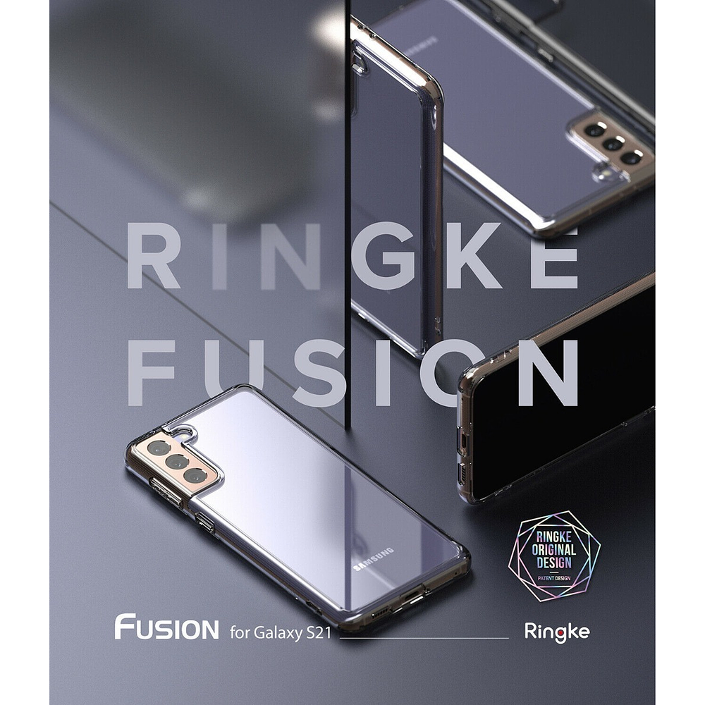 Case Ringke Fusion Clear  Para Galaxy S21 Plus 4