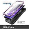 Case Supcase Para Galaxy S9 Plus Protector 360° C/ Mica Lila G965