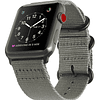 Correa Nylon Fintie Compatible Con Apple Watch 42mm Gray