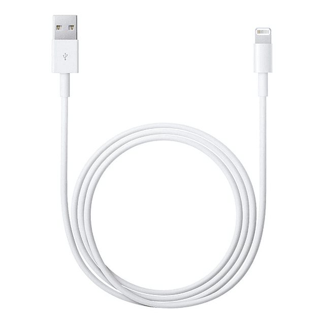 Apple Cable Lightning A Usb Tipo A  ( 2m ) Para iPhone 5 5s 6s Plus 7 8 normal (suelto sin empaque)