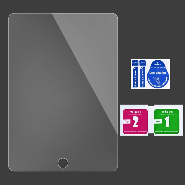 Mica Vidrio Glass 9h Para iPad Pro Air 1 2 9.7 2018 Pantalla