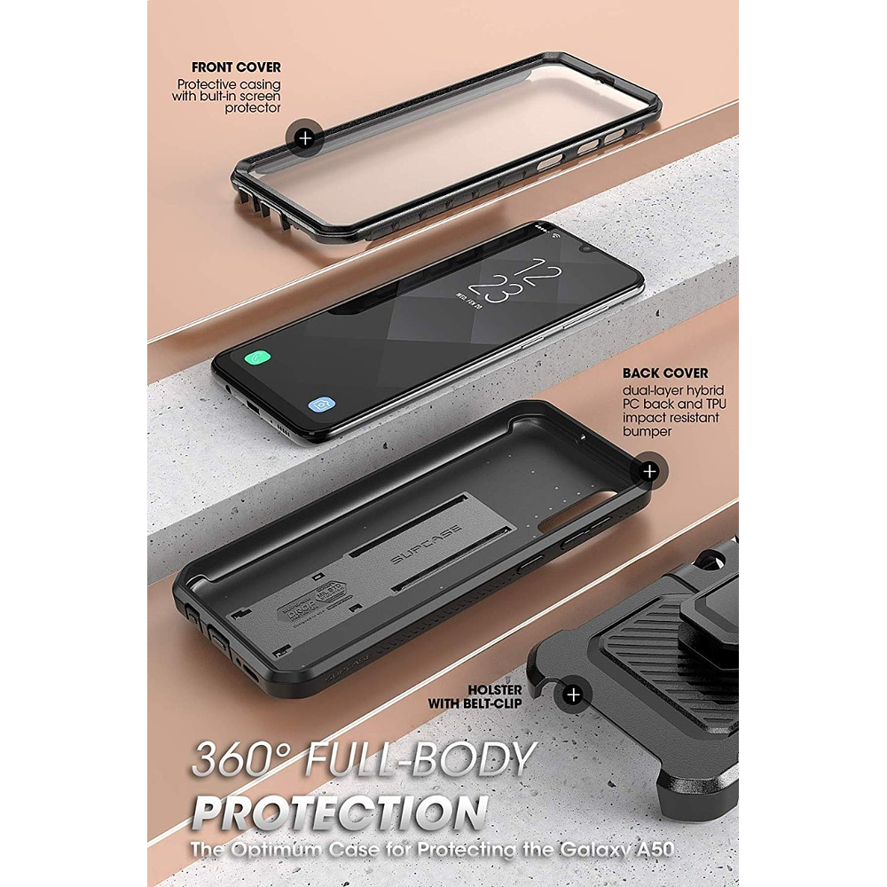 Case Supcase Para Galaxy A50 A50s A30s A90 Protector 360° 2