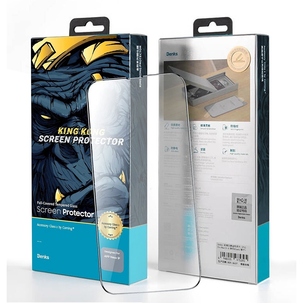 Mica Corning Glass Benks Kingkong Para iPhone 13 Pro Max 6.7 1