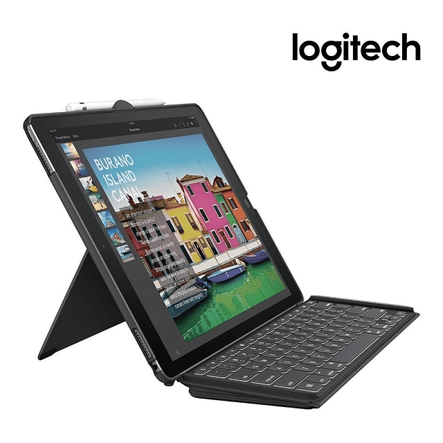 Case Con Teclado Logitech Slim Combo Para iPad Pro 12.9 2017