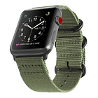 Correa Nylon Fintie Compatible Con Apple Watch 42mm Olivo 1