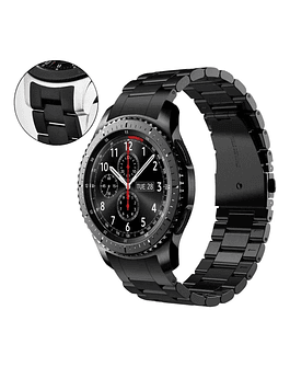 V-moro Correa Acero Para Galaxy Watch 46mm R800 Stainless Bk